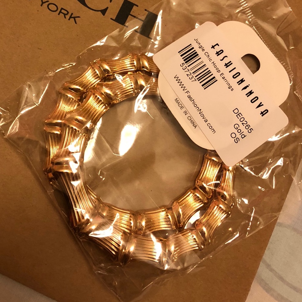 Fashion Nova Gold Earrings